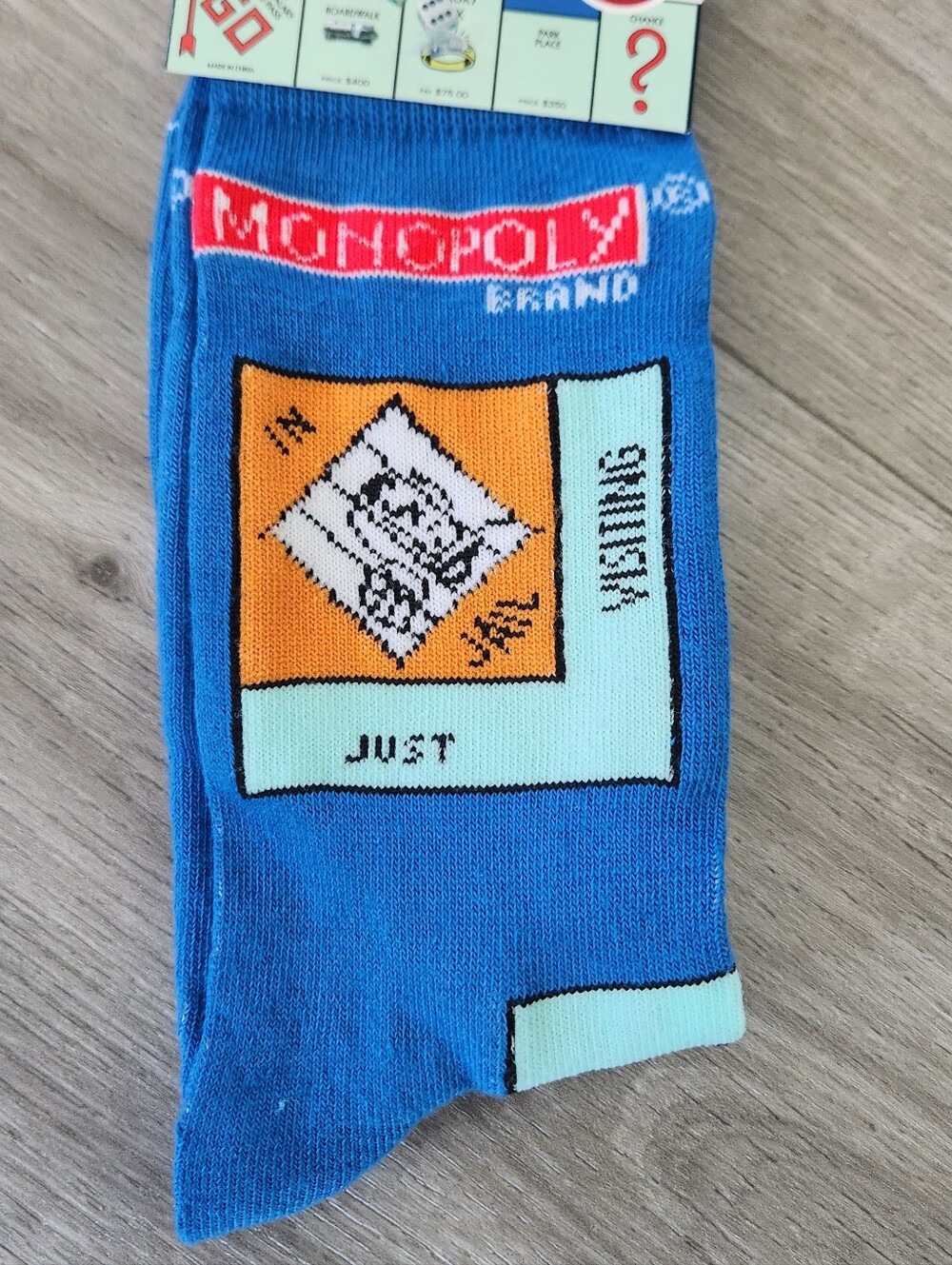 Monopoly Crew Socks Mens Size 6-12